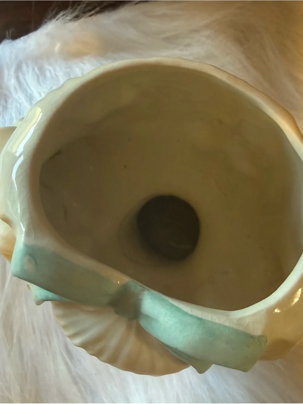 Vintage Nippon Yoko Boeki Co. Lady Head Vase Blue Vtg Japan 1960s